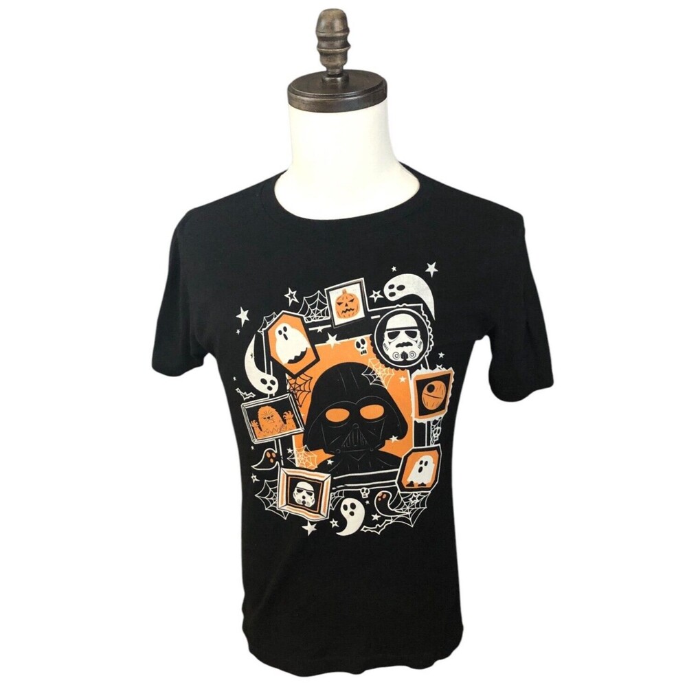 Star Wars Boys Tee Dark Side Halloween Performance Black Small
